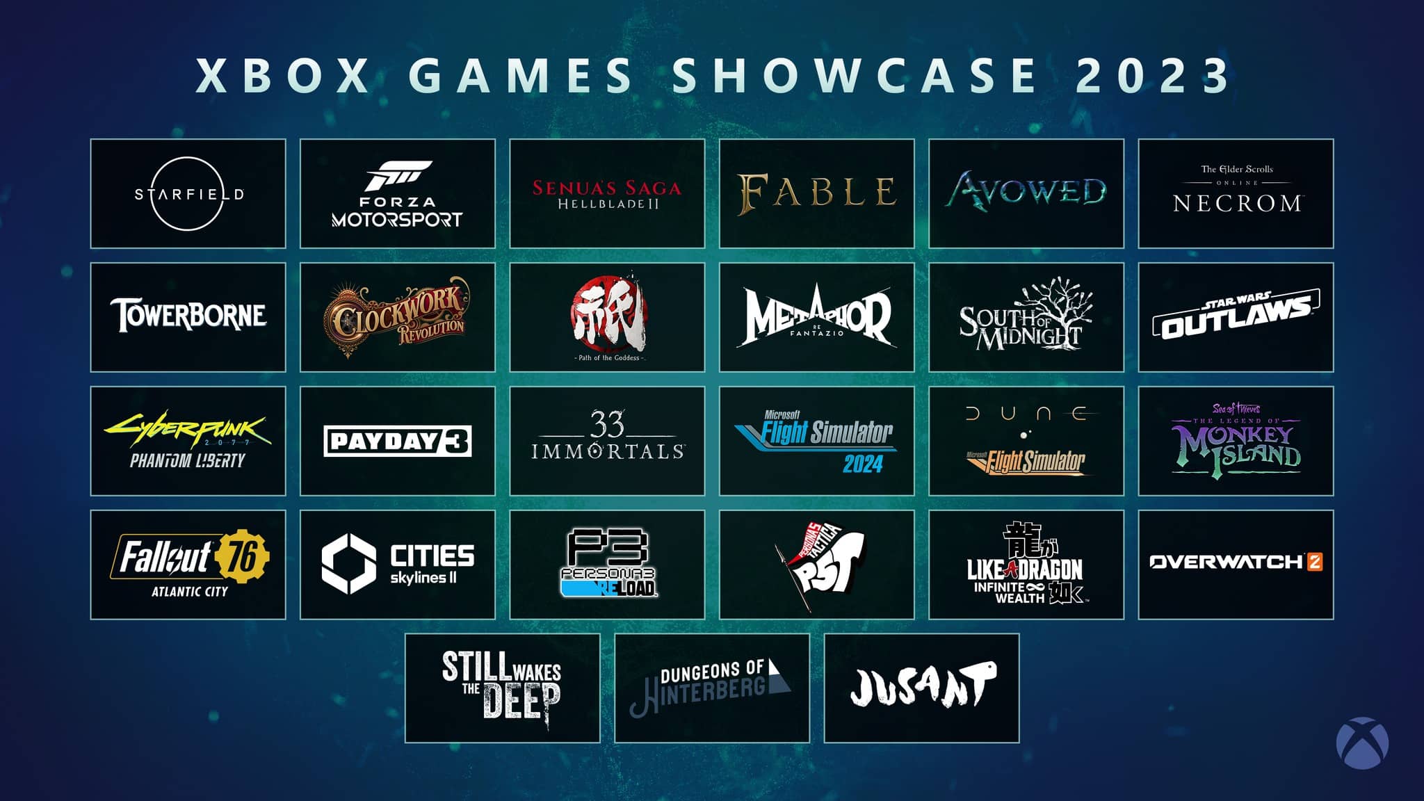 Xbox Showcase Games 